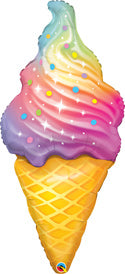 Rainbow Ice Cream Swirl