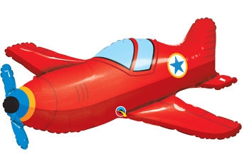 Red Vintage Airplane