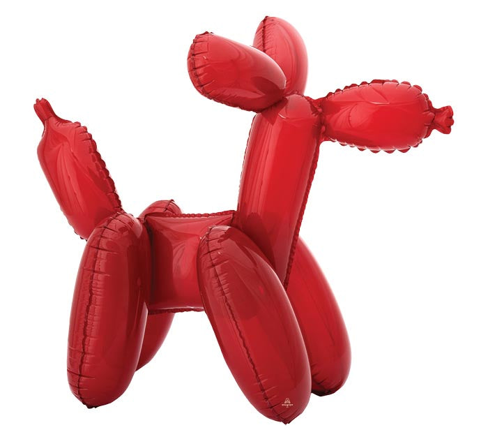 Red Balloon Dog Table Decoration